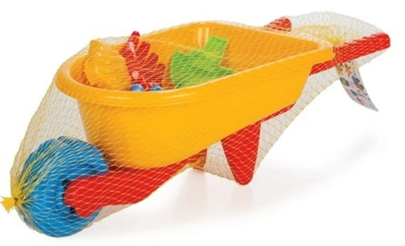 Vėlinė su smėlio pluošto priedais 7 elementai - oranžinis Pilsan