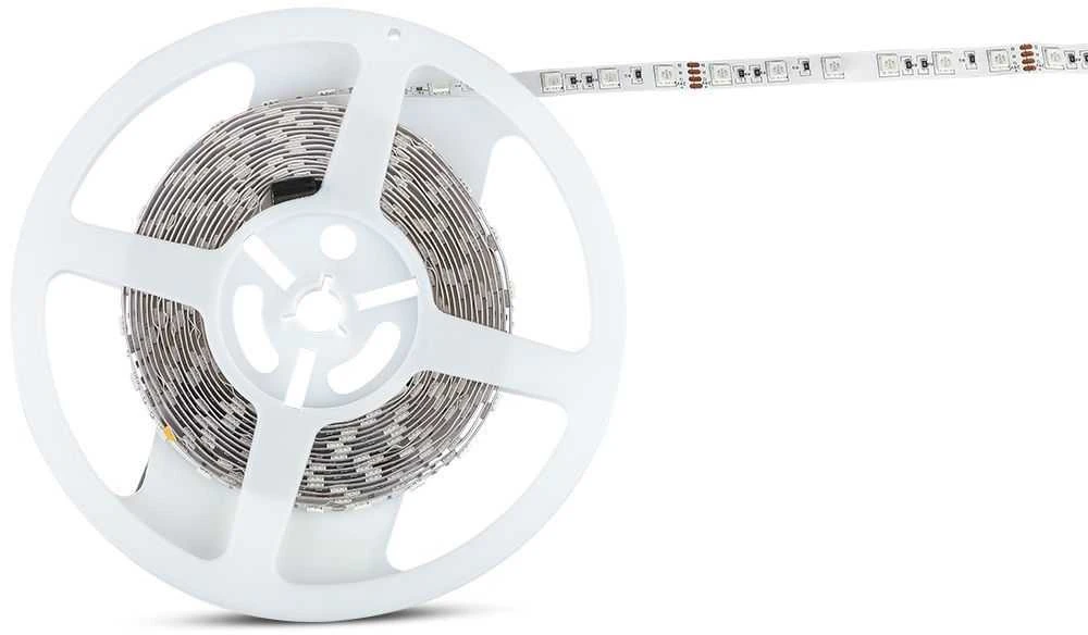 V-tac 10W/m LED juosta, 24V, 60LED/m, 4000K, 5 metrų ritė