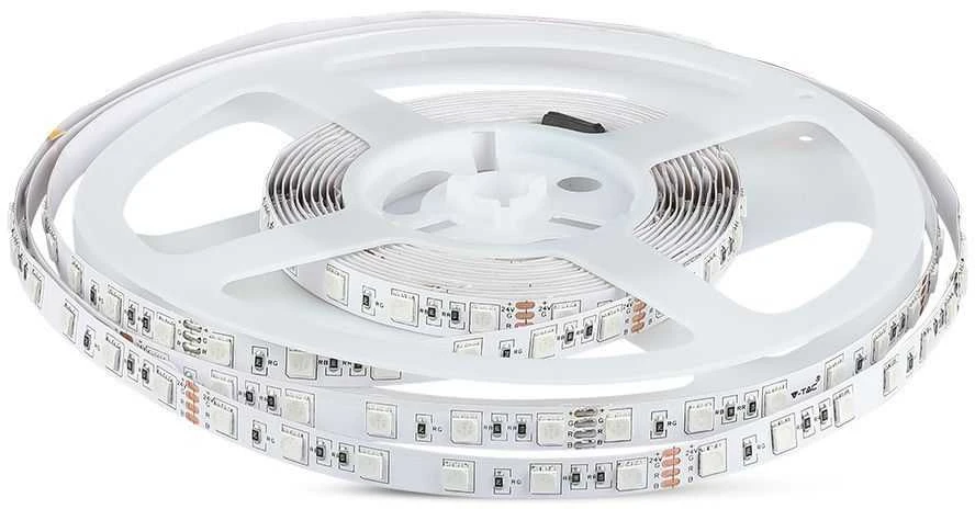 V-tac 10W/m LED juosta, 24V, 60LED/m, 4000K, 5 metrų ritė