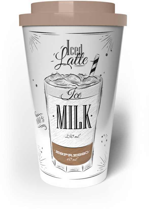 Gertuvė VETRO Terminis puodelis 500ml Iced Latte