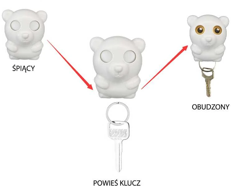 Raktų pakaba- rudas lokys