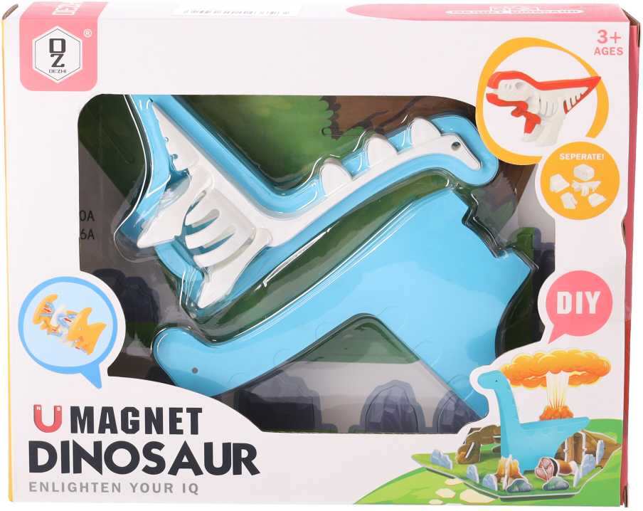 Edukacinė žaislas dinozauras - brachiosaurus su magnetinėmis dalimis