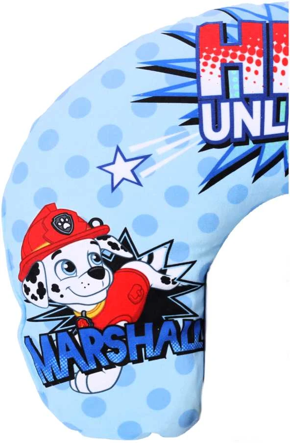 Paw Patrol Vaikiškas Kelioninis Pagalvėlė Automobilio Sėdynei Mėlyna 35x30 cm