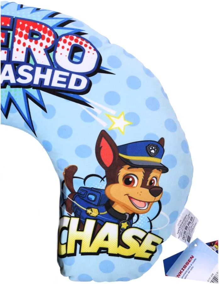 Paw Patrol Vaikiškas Kelioninis Pagalvėlė Automobilio Sėdynei Mėlyna 35x30 cm
