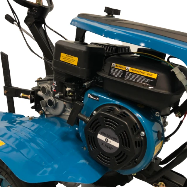 Benzininis Kultivatorius - Motoblokas GTM 320PRO 7,5 AG + PILNAS KOMPLEKTAS DOVANŲ