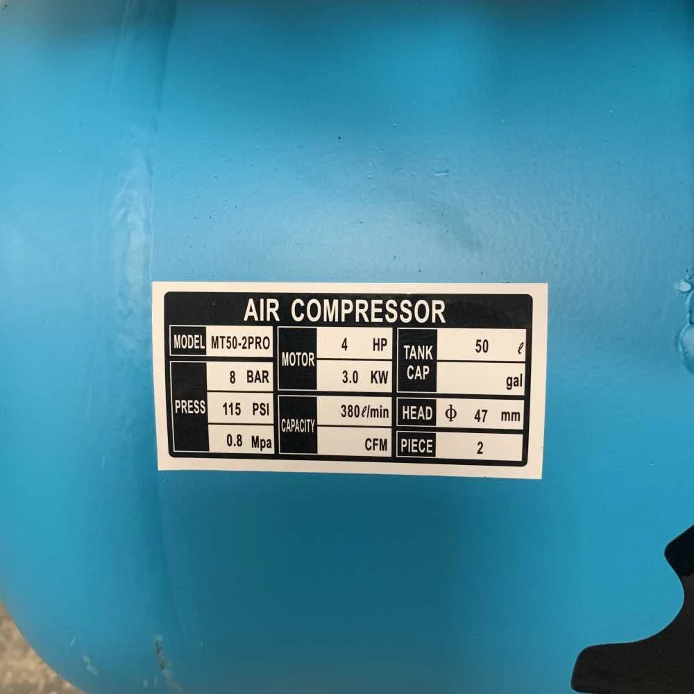 GTM PRO oro kompresorius 2cil/50L 3kW 380 l / min
