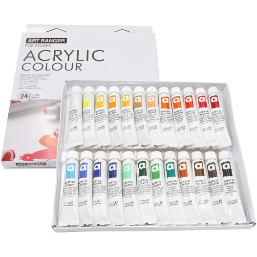 Akrilinių dažų rinkinys ART RANGERS 24x12ml