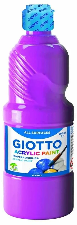 Akriliniai dažai Fila Giotto, 500ml, violetinės spalvos