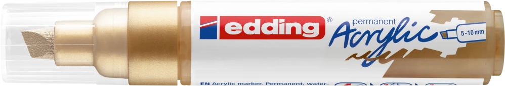 Akrilinis žymeklis edding 5000, auksinės spalvos