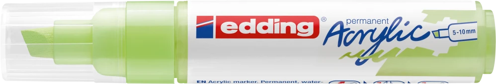 Akrilinis žymeklis edding 5000, pastelinės žalios spalvos