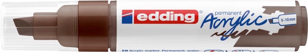 Akrilinis žymeklis edding 5000, rudos spalvos