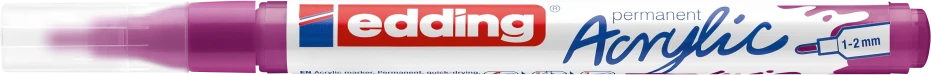 Akrilinis žymeklis edding 5300, alyvinės spalvos