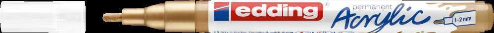 Akrilinis žymeklis edding 5300 aukso spalvos