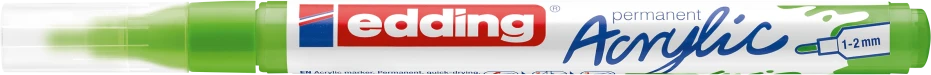 Akrilinis žymeklis edding 5300, gelsvai žalios spalvos