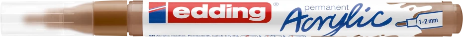 Akrilinis žymeklis edding 5300, rudos spalvos