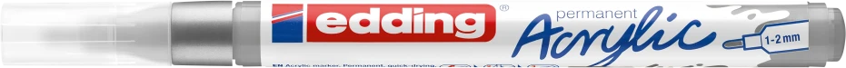 Akrilinis žymeklis edding 5300, sidabrinės spalvos