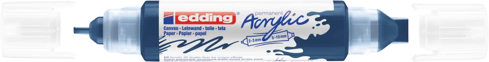 Akrilinis žymeklis Edding 5400, tamsiai mėlynos spalvos