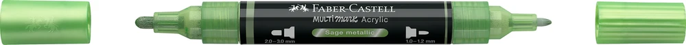 Akrilinis žymeklis Faber-Castell Multimark SP, metalinė šalavijo spalva 298