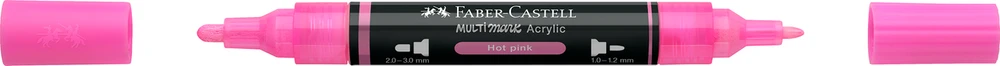 Akrilinis žymeklis Faber-Castell Multimark SP, ryškiai rožinė spalva 329