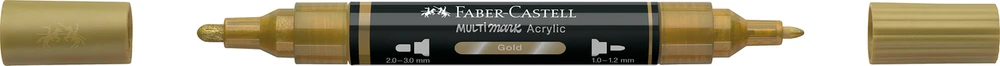 Akrilinis žymeklis Faber-Castell Multimark SP, auksinė spalva 250