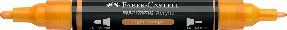 Akrilinis žymeklis Faber-Castell Multimark SP, šviesiai oranžinė spalva 309