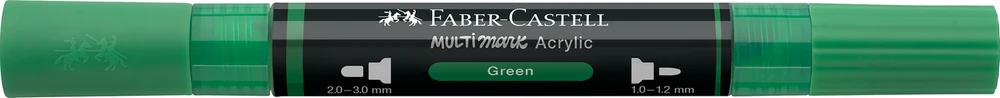 Akrilinis žymeklis Faber-Castell Multimark SP, žalia spalva 316