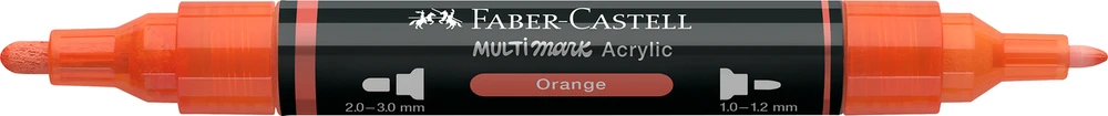 Akrilinis žymeklis Faber-Castell Multimark SP, oranžinė spalva 115