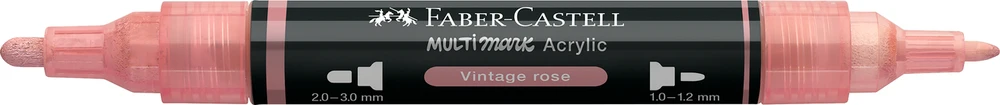 Akrilinis žymeklis Faber-Castell Multimark SP, vintažinės rožinės spalvos 304