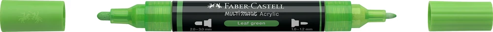Akrilinis žymeklis Faber-Castell Multimark SP, lapo žalia spalva 112