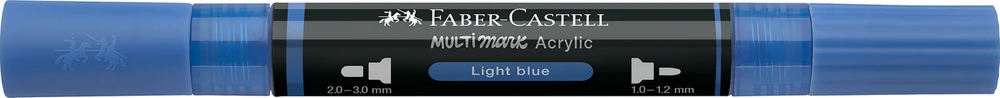 Akrilinis žymeklis Faber-Castell Multimark SP, šviesiai mėlyna spalva 140