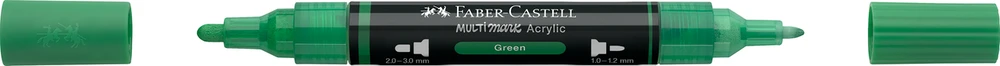 Akrilinis žymeklis Faber-Castell Multimark SP, žalia spalva 316