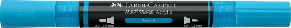 Akrilinis žymeklis Faber-Castell Multimark SP, žydros spalvos 448