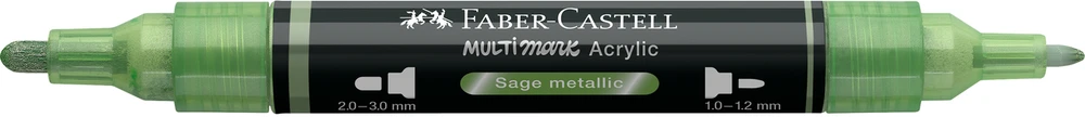 Akrilinis žymeklis Faber-Castell Multimark SP, metalinė šalavijo spalva 298