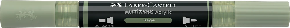 Akrilinis žymeklis Faber-Castell Multimark SP, šalavijų spalva 172