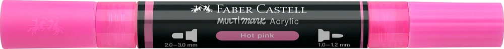 Akrilinis žymeklis Faber-Castell Multimark SP, ryškiai rožinė spalva 329
