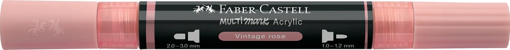 Akrilinis žymeklis Faber-Castell Multimark SP, vintažinės rožinės spalvos 304