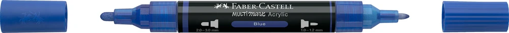 Akrilinis žymeklis Faber-Castell Multimark SP, mėlyna spalva 120