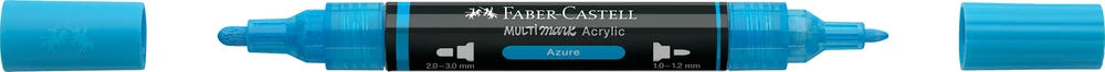 Akrilinis žymeklis Faber-Castell Multimark SP, žydros spalvos 448