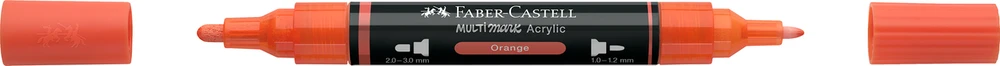 Akrilinis žymeklis Faber-Castell Multimark SP, oranžinė spalva 115