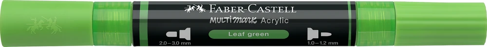 Akrilinis žymeklis Faber-Castell Multimark SP, lapo žalia spalva 112