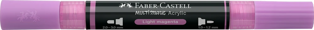 Akrilinis žymeklis Faber-Castell Multimark SP, šviesiai rausva spalva 119