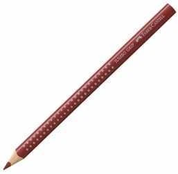 Akvarelinis pieštukas Faber-Castell Grip Jumbo, 1vnt, t. raudona sp.