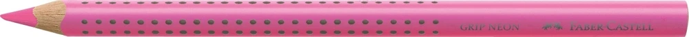 Akvarelinis pieštukas Faber-Castell Grip Jumbo, 1vnt, neoninės rožinės spalvos