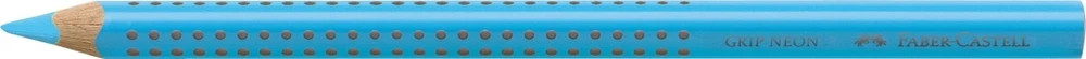 Akvarelinis pieštukas Faber-Castell GRIP Jumbo, 1vnt, neoninės mėlynos spalvos