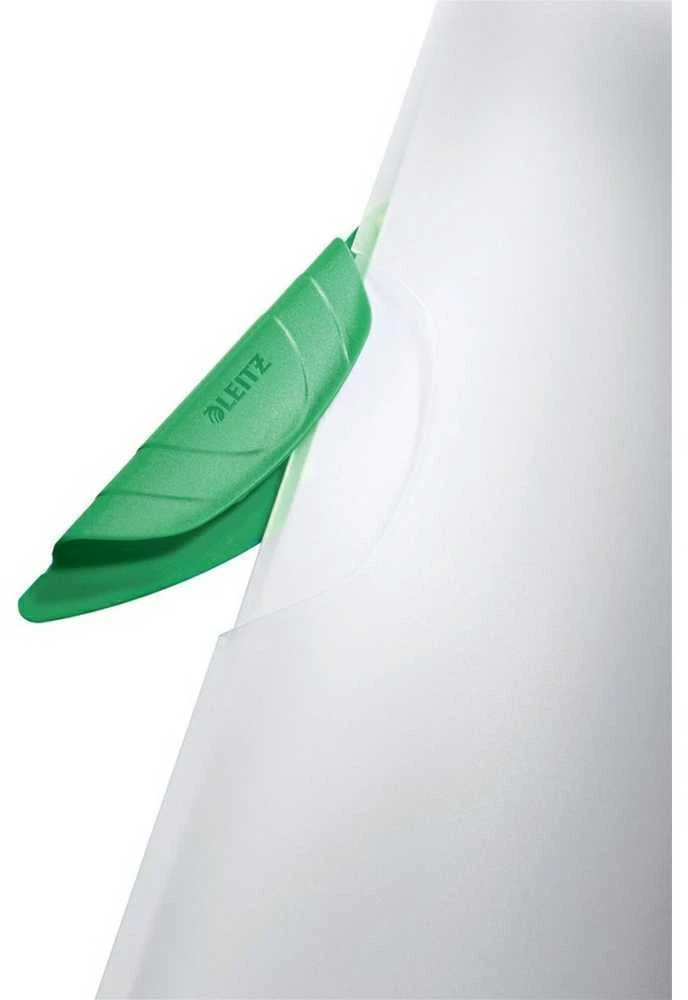 Aplankas su žaliu spaustuku Leitz ColorClip, A4, sega iki 30 lapų, plastikinis, matinis