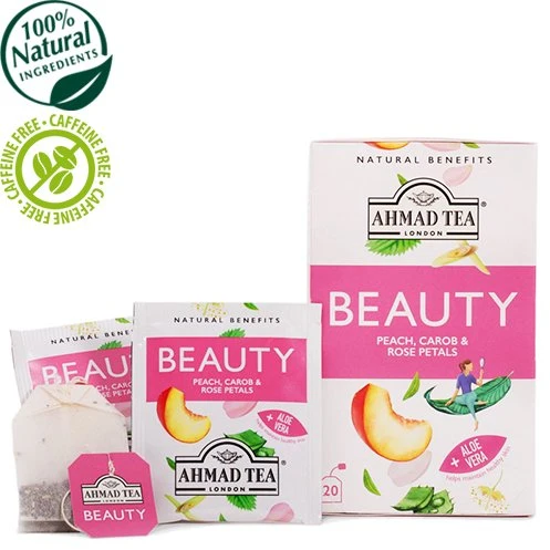 Ahmad Tea Natūrali arbata ''Beauty'', vokeliuose, 20 vnt.