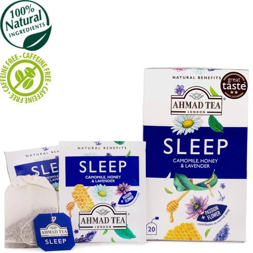Ahmad Tea Natūrali arbata ''Sleep'', vokeliuose su siūlu, 20 vnt.