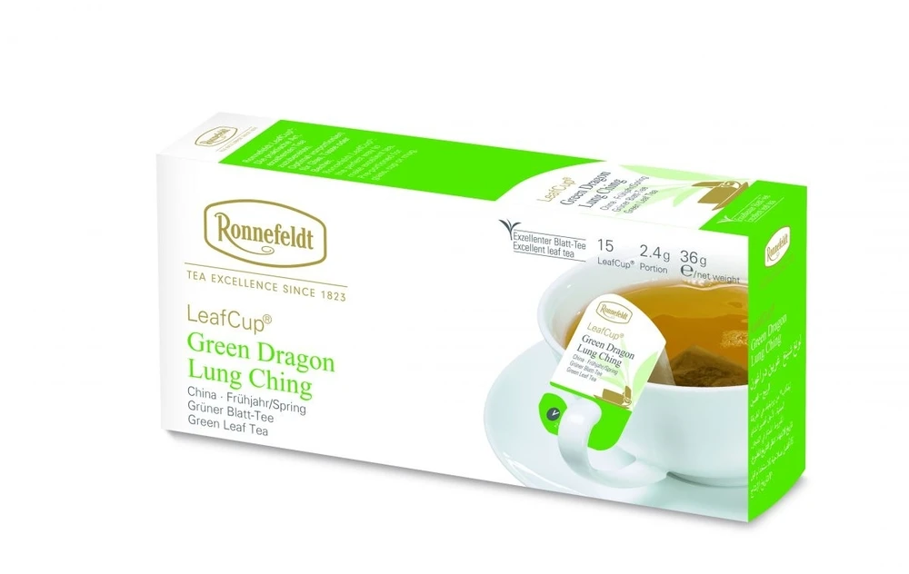 Stabilus Arbata Ronnefeldt Leaf cup žalioji Žalias Dragon, 15 pakelių