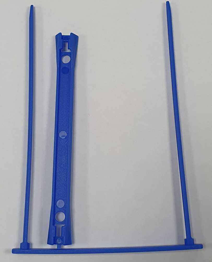 Archyvavimo įsegėlė Forpus, plastikinė, mėlyna (100) 0824-007