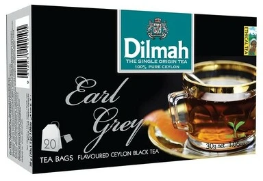 Actis Aromatizuota juodoji arbata Dilmah, Earl Pilkas, 20×1,5g